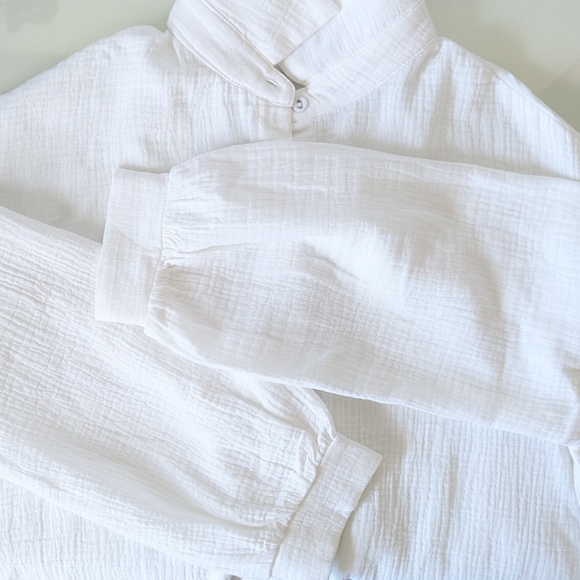 Princess Polly Sienna Button-Down White Shirt - Picture 6 of 9
